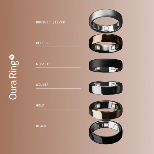 Умное кольцо Oura Ring 5 (размер 8), золотой/Gold в Благовещенске