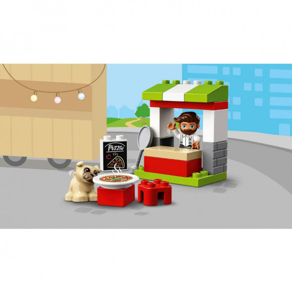 Конструктор LEGO DUPLO 10927 Town Киоск-пиццерия в Благовещенске