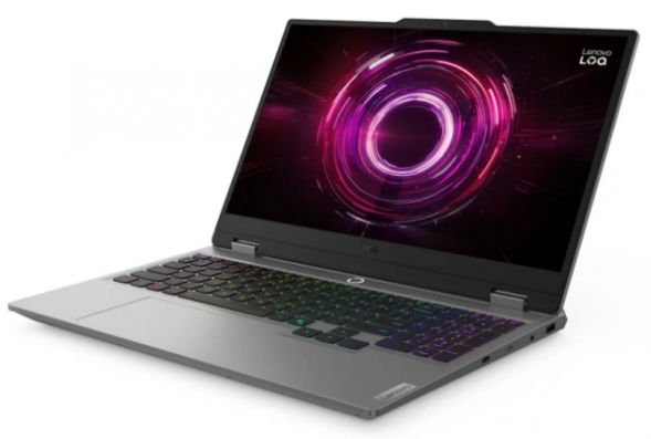Ноутбук Lenovo LOQ 15AHP10 (83JG003EPB) (15.6 &amp;quot;, Ryzen 7 250 3.3 ГГц, 8 ядер, 16 Гб DDR5, 512 Гб SSD, GeForce RTX 5050, Windows 11 Home), Серый в Благовещенске