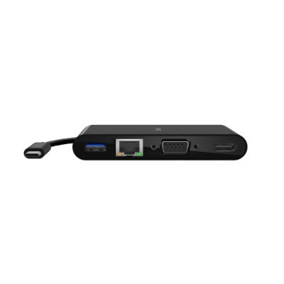 Док-станция Belkin USB-C Multimedia + Charge Adapter AVC004btBK, черный в Благовещенске
