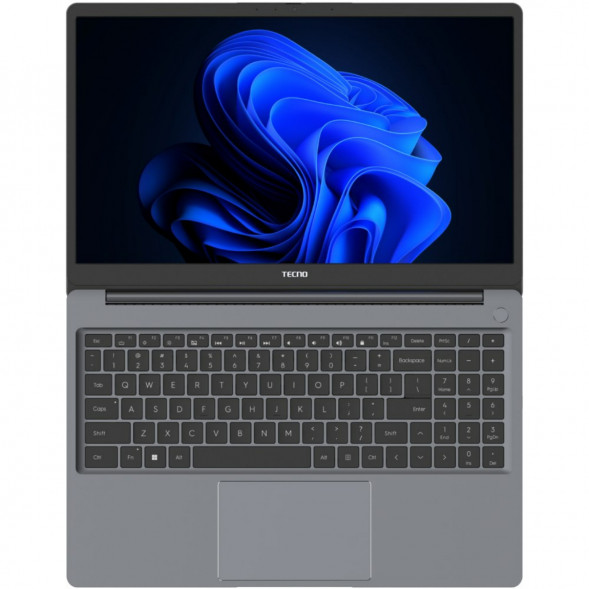 Ноутбук TECNO MegaBook K15SDA (15.6&amp;quot;, IPS, AMD Ryzen 5 7430U 2.3ГГц, 6 ядер, 16ГБ DDR4, 512ГБ SSD, AMD Radeon Graphics, Windows 11 Home), серый в Благовещенске