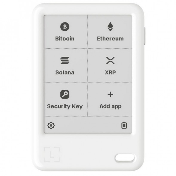 Комплект Криптокошелек Ledger Nano Gen5, белый + Декоративные бейджи (Set 3) в Благовещенске