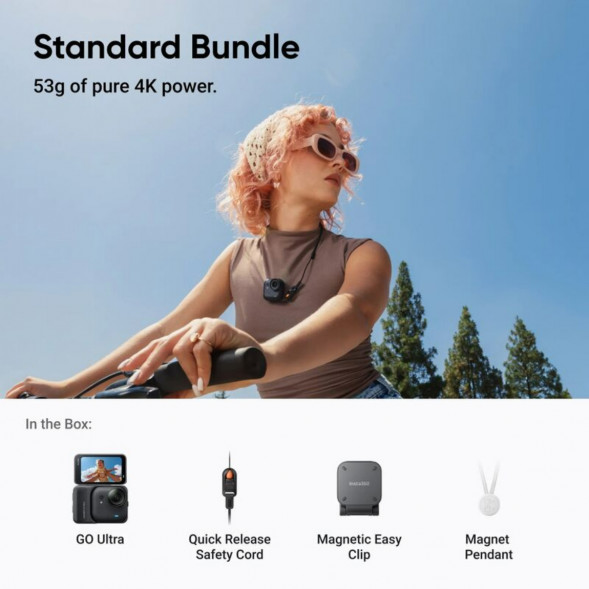 Экшн-камера Insta360 GO Ultra Standard Bundle, Black в Благовещенске