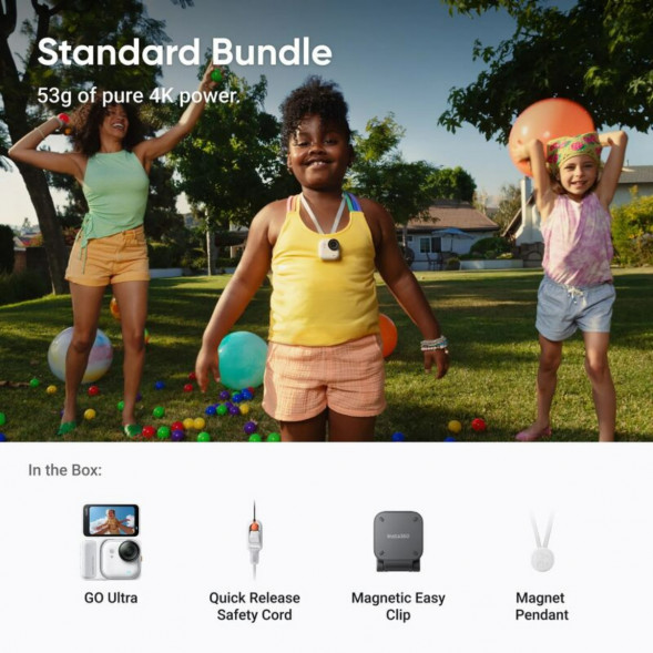 Экшн-камера Insta360 GO Ultra Standard Bundle, White в Благовещенске