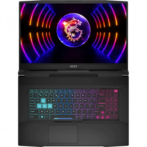 Ноутбук MSI Katana 17 B13VEK-1624XRUY (17.3&amp;quot;, IPS, Intel Core i5 13420H 2.1ГГц, 8 ядер, 16ГБ DDR5, 512ГБ SSD, NVIDIA GeForce RTX 4050 - 6 ГБ, без ОС), черный в Благовещенске