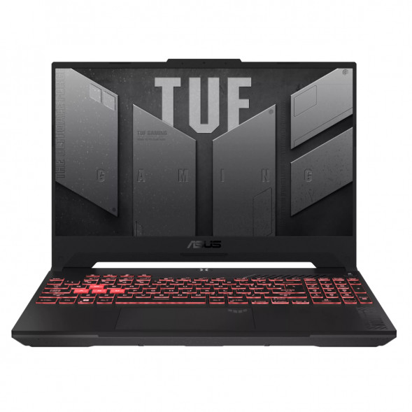 Ноутбук ASUS TUF Gaming A17 FA707NUG-HX156 (17.3&amp;quot;, IPS, 6 ядер, AMD Ryzen 7 7445HS 3.2 ГГц, 16 ГБ DDR5, SSD 512 ГБ, NVIDIA GeForce RTX 4050 - 6 ГБ, без ОС), черный в Благовещенске