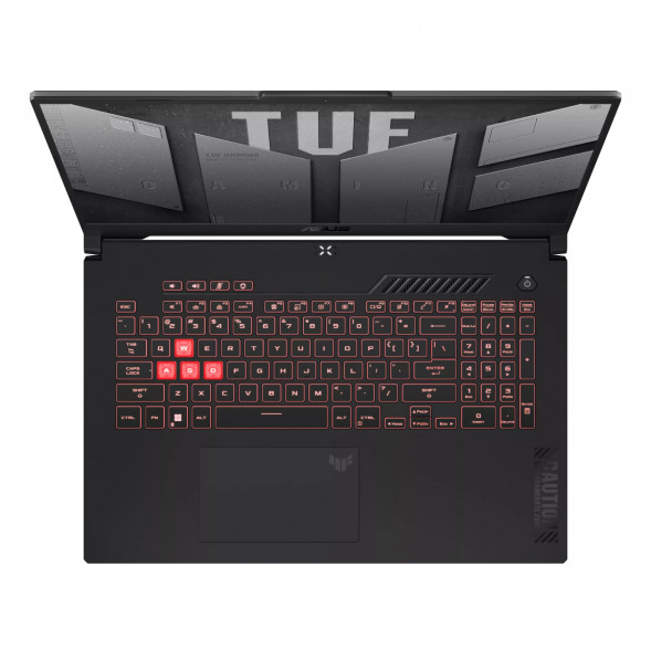 Ноутбук ASUS TUF Gaming A17 FA707NUG-HX156 (17.3&amp;quot;, IPS, 6 ядер, AMD Ryzen 7 7445HS 3.2 ГГц, 16 ГБ DDR5, SSD 512 ГБ, NVIDIA GeForce RTX 4050 - 6 ГБ, без ОС), черный в Благовещенске