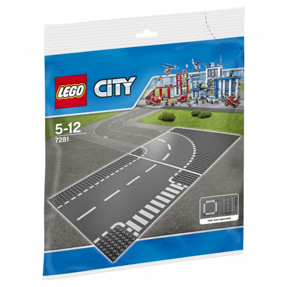 Конструктор LEGO City 7281 Т-образный перекрёсток и поворот в Благовещенске