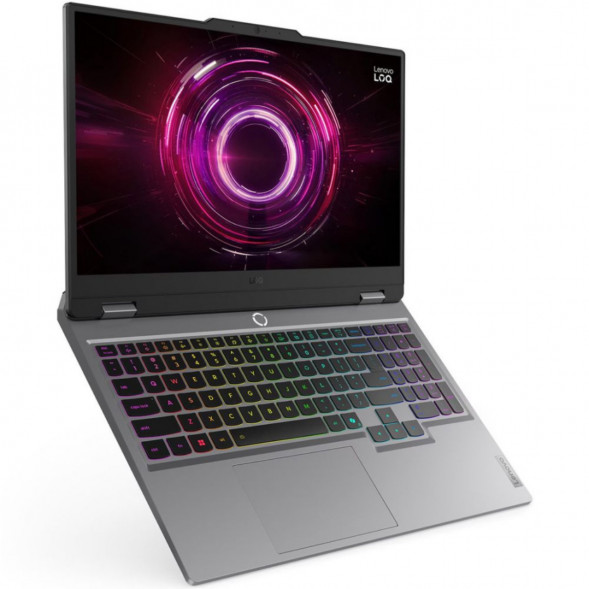 Ноутбук Lenovo LOQ 15AHP10 (83JG003DPB) (15.6&amp;quot;,  IPS, AMD Ryzen 5 220, 6 ядер, 16 ГБ DDR5, SSD 512 ГБ, NVIDIA GeForce RTX 5050 - 8 ГБ, без ОС), серый в Благовещенске