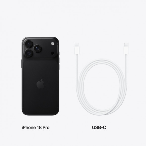 Смартфон Apple iPhone 18 Pro 512GB (eSIM), Black в Благовещенске