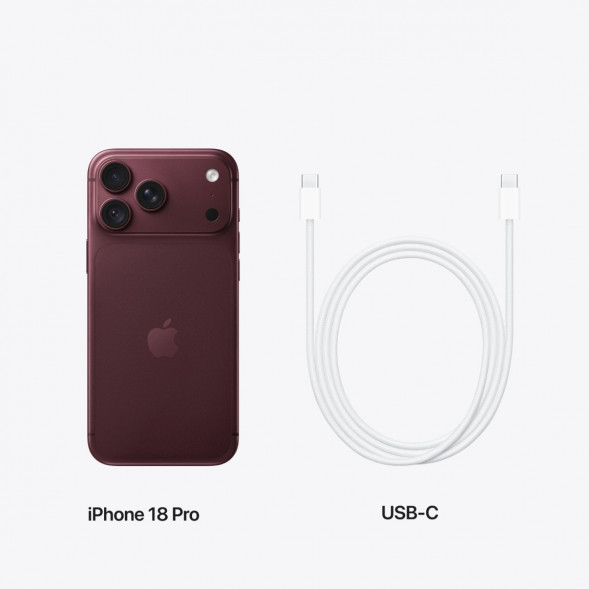 Смартфон Apple iPhone 18 Pro 512GB (SIM + eSIM), Burgundy в Благовещенске