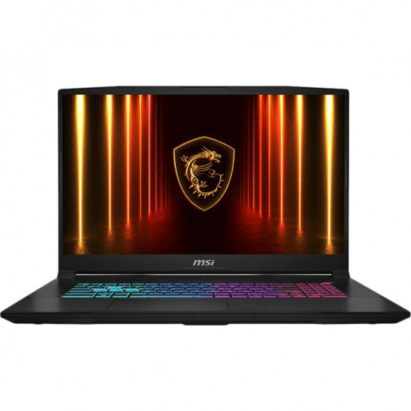 Ноутбук MSI Katana 17 HX B14WGK-274XRU (17.3&amp;quot;, IPS, Intel Core i7 14650HX 2.2ГГц, 16 ядер, 32ГБ DDR5, 1ТБ SSD, NVIDIA GeForce RTX 5070 - 8 ГБ, TGP 115Вт, без ОС), черный в Благовещенске
