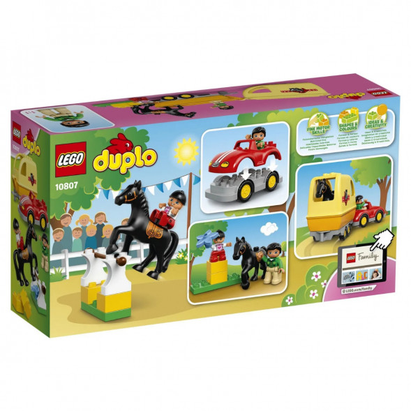 Конструктор LEGO DUPLO Town 10807 Трейлер для лошадок в Благовещенске