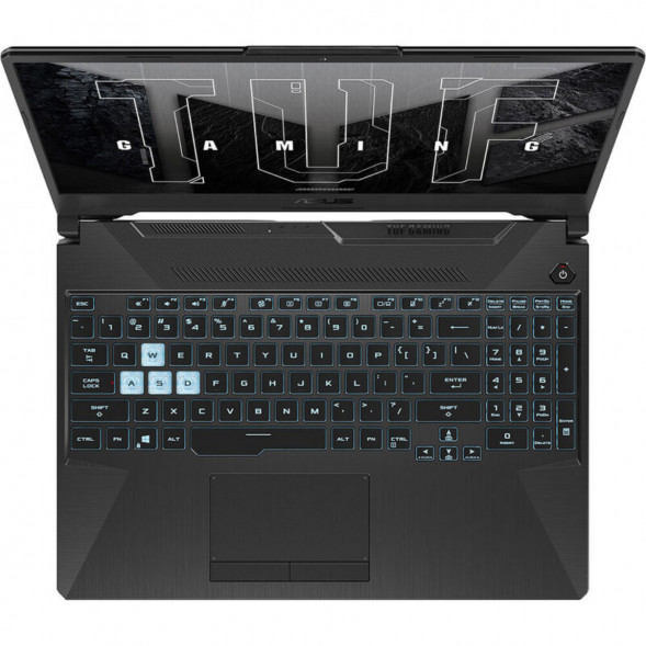 Ноутбук ASUS TUF Gaming A15 FA506NCG-HN199W (15.6&amp;quot;, IPS, AMD Ryzen 7 7445HS 3.2 ГГц, 6 ядер, 16 ГБ DDR5, SSD 512 ГБ, GeForce RTX 3050, Windows 11 Home), черный в Благовещенске