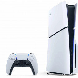 Игровая приставка Sony PlayStation 5 Slim 1TB с дисководом, белый