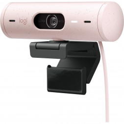 Веб-камера Logitech Brio 500, розовый