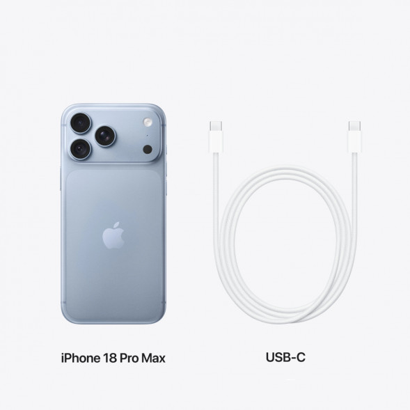 Смартфон Apple iPhone 18 Pro Max 256GB (eSIM), Glacier в Благовещенске