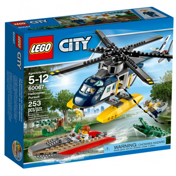 Конструктор LEGO City 60067 Погоня на полицейском вертолёте в Благовещенске
