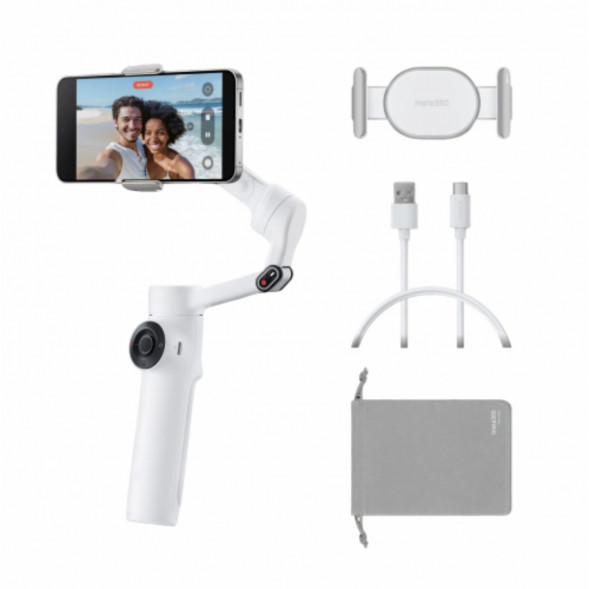 Cтабилизатор Insta360 Flow 2 Standard Bundle, Summit White в Благовещенске
