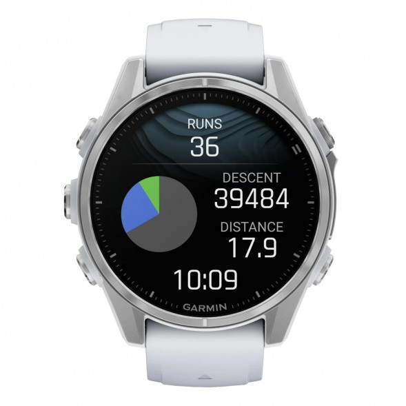 Умные часы Garmin Fenix 8, 43 mm, Whitestone 010-02903-00 в Благовещенске
