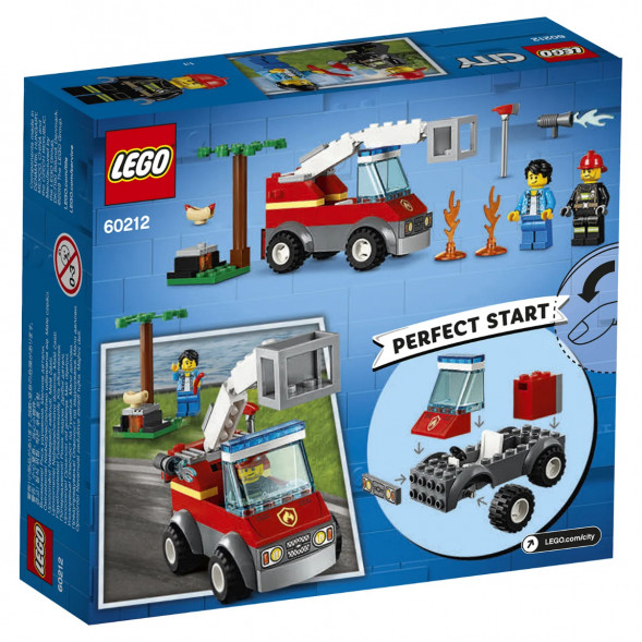 Конструктор LEGO City Fire 60212 Пожар на пикнике в Благовещенске