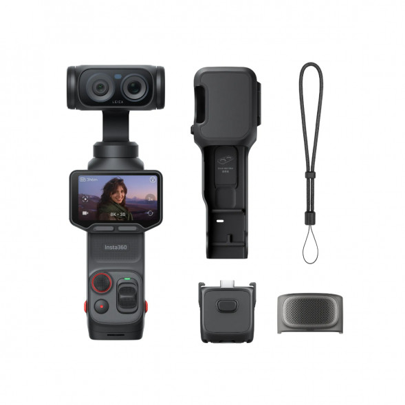 Экшн-камера Insta360 Luna Ultra Standard Combo, Cosmic Black в Благовещенске