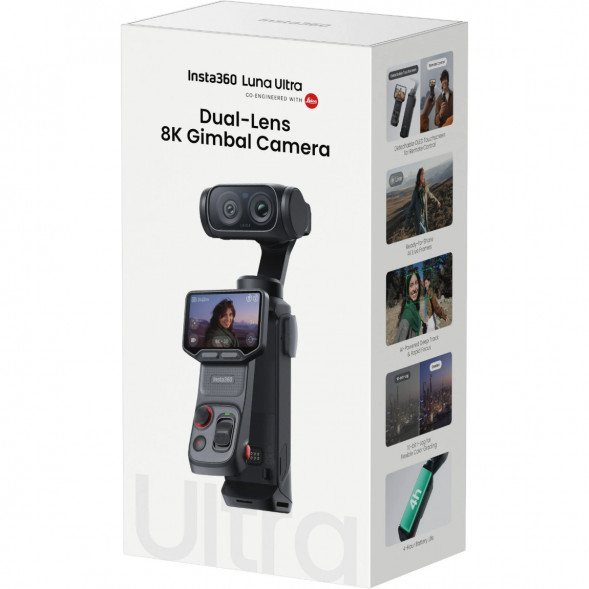 Экшн-камера Insta360 Luna Ultra Standard Combo, Cosmic Black в Благовещенске