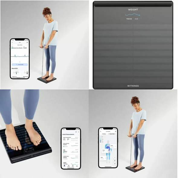 Умные весы Withings Body Scan, Black в Благовещенске