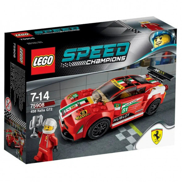 Конструктор LEGO Speed Champions 75908 Феррари 458 Италия GT2 в Благовещенске