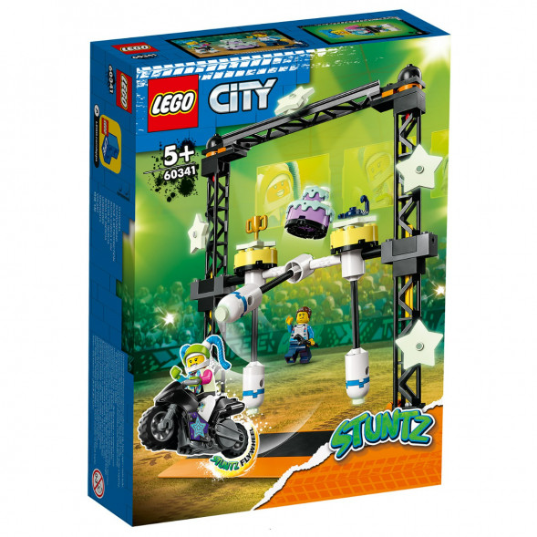 Конструктор LEGO City 60341 Трюковое испытание «Нокдаун» в Благовещенске