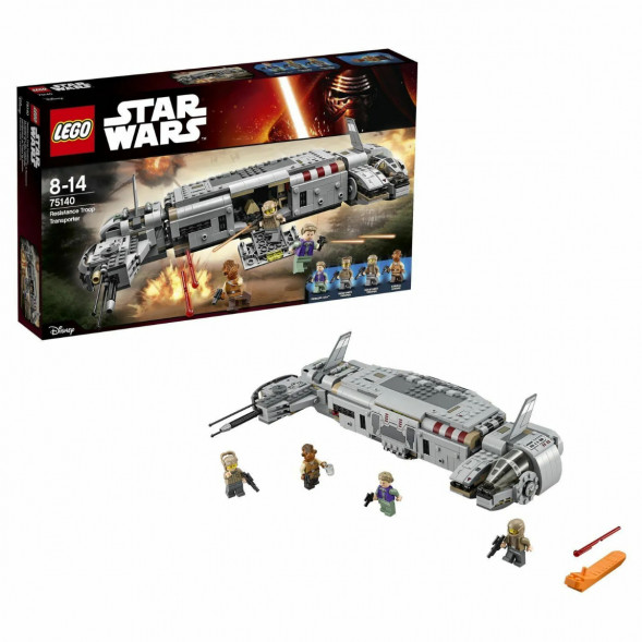 Конструктор LEGO Star Wars 75140 Военный транспорт Сопротивления в Благовещенске