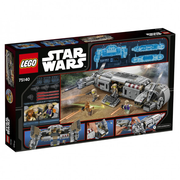 Конструктор LEGO Star Wars 75140 Военный транспорт Сопротивления в Благовещенске