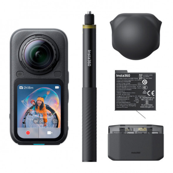 Экшн-камера Insta360 X6 Essentials Bundle, Black в Благовещенске