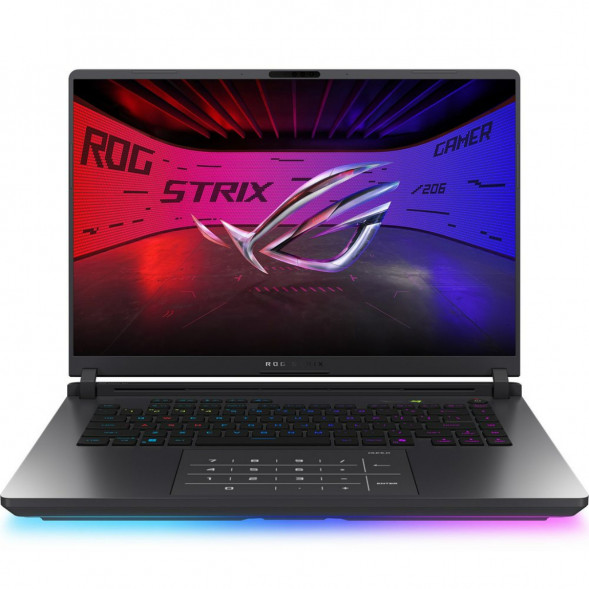 Ноутбук игровой ASUS ROG Strix G16 G615JMR-TS415 (16&amp;quot;, IPS, Intel Core i7-14650HX 2.2ГГц, 16-ядерный, 16ГБ DDR5, 512 ГБ SSD, NVIDIA GeForce RTX 5060 - 8 ГБ, без ОС), серый в Благовещенске