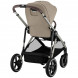 Детская коляска Cybex Gazelle S TPE Almond Beige с корзиной и дождевиком в Благовещенске