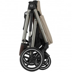 Детская коляска Cybex Gazelle S TPE Almond Beige с корзиной и дождевиком