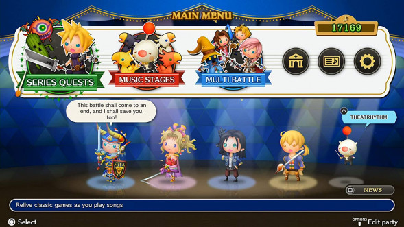 Игра Theatrhythm: Final Bar Line [Nintendo Switch, английская версия] в Благовещенске