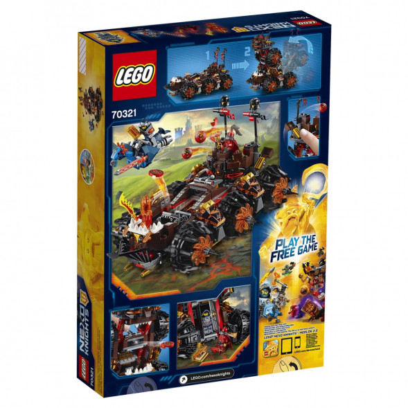 Конструктор LEGO Nexo Knights 70321 Роковое наступление Генерала Магмара в Благовещенске