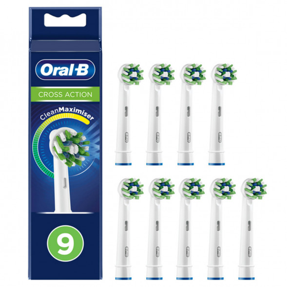 Насадки на зубные щетки Oral-B Cross Action, 9 шт. в Благовещенске