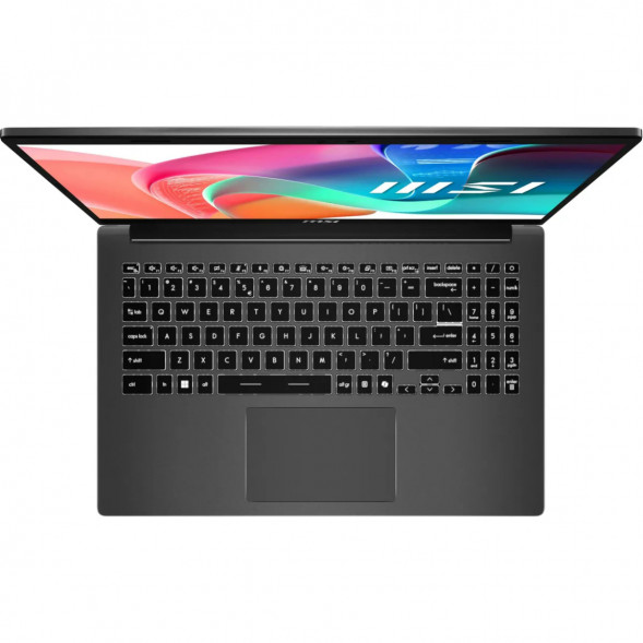 Ноутбук MSI Modern 15 F1MXG-1279XRU (15.6&amp;quot;, IPS, Intel Core 7 120U 1.4ГГц, 10 ядер, 16ГБ DDR5, 512ГБ SSD, Intel Graphics, без ОС), серый в Благовещенске