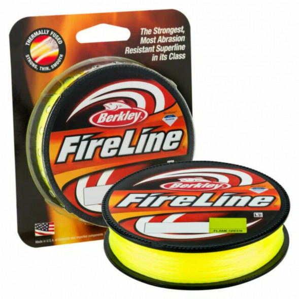 Леска Berkley FireLine 0,20mm 13,2kg 270m, Flame Green (желтый неон) в Благовещенске
