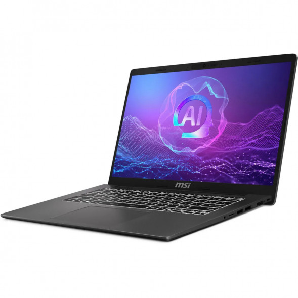 Ноутбук MSI Modern A14 AI+ F3HMG-041XRU (14&amp;quot;, IPS, AMD Ryzen AI 5 330 2ГГц, 4 ядра, 16ГБ DDR5, 512ГБ SSD, AMD Radeon 820M, без ОС), серый в Благовещенске