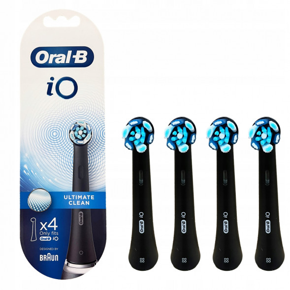 Насадка для электрической зубной щетки Oral-B iO Ultimate Clean Black, 4 шт. в Благовещенске