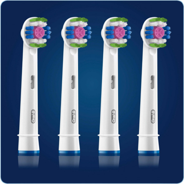 Насадки на зубные щетки Oral-B 3D White, 4 шт. в Благовещенске