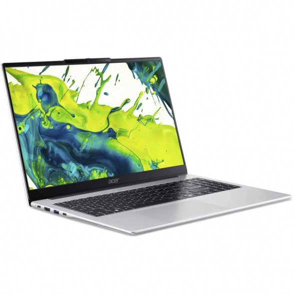 Ноутбук Acer Aspire Lite AL15-74P-569P (15.6&amp;quot;, IPS, Intel Core Ultra 5 125H 1.2ГГц, 14-ядерный, 16ГБ DDR5, 512ГБ SSD, Intel Arc, без ОС), серебристый в Благовещенске