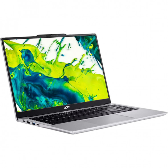 Ноутбук Aser Aspire Lite 15 AL15-53P-56PA (15.6&amp;quot;, IPS, Intel Core 5 120U, 10 ядер, 16 ГБ DDR4, 512 ГБ SSD, Intel Graphics, без ОС), серебристый в Благовещенске
