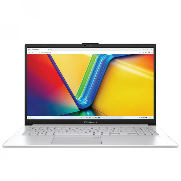 Ноутбук ASUS VivoBook Go 15 E1504FA-BQ5029 (15.6&amp;quot;, AMD Ryzen 5 40, 2.8 GHz, 4 ядра, 8 ГБ DDR5, 512 ГБ SSD, AMD Radeon 610M, Windows 11 Professional), серебристый в Благовещенске