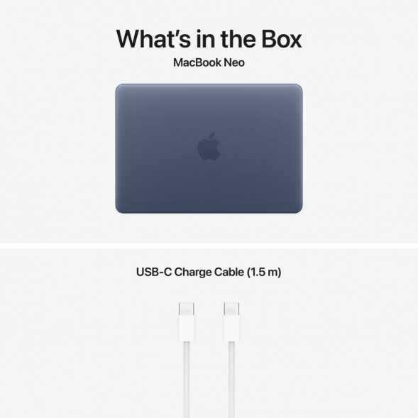 Ноутбук Apple MacBook Neo MHFG4 (A18 Pro 5-Core GPU, 8/512GB), Синий/Indigo в Благовещенске