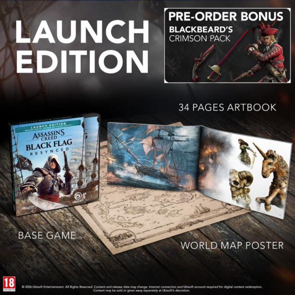 Игра Assassin&amp;#039;s Creed: Black Flag Resynced. Launch Edition [PS5, русские субтитры] в Благовещенске