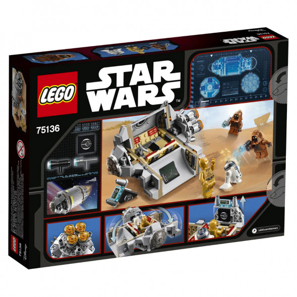 Конструктор LEGO Star Wars 75136 Спасательная капсула дроидов в Благовещенске
